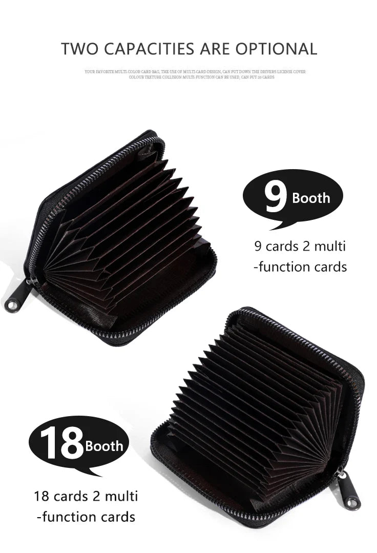 Multi Slot Korean Style 20 Cards Compact Wallet for Men
