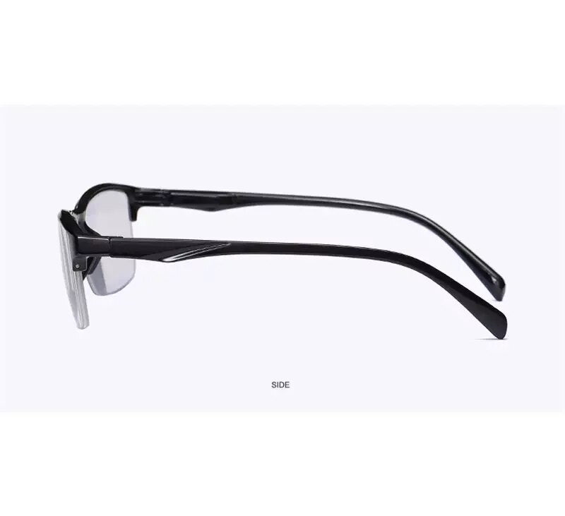 Half-Frame Clear Lens Retro Reading Glasses