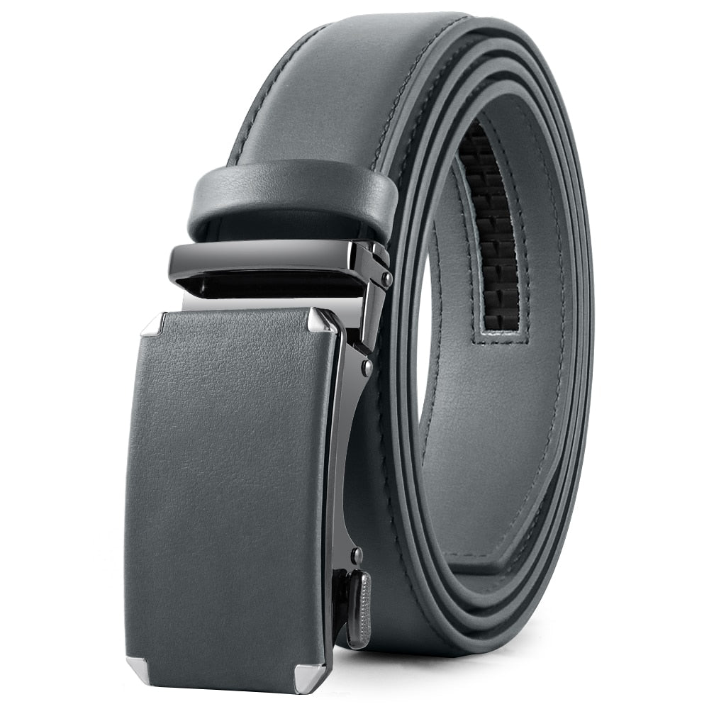 Premium Automatic Genuine Leather Ratchet Mechanism Belt