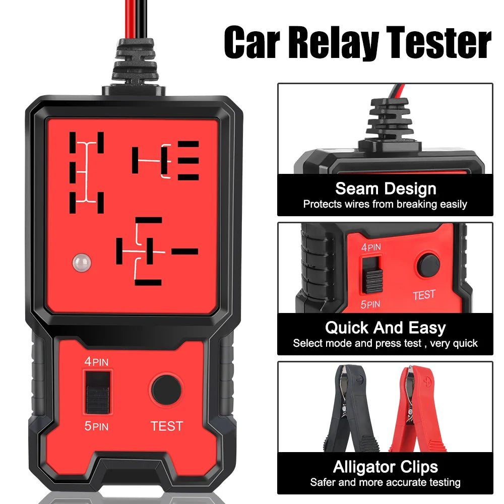 AutoRelay Precision  12V Automotive Relay Diagnostic and Testing Tool