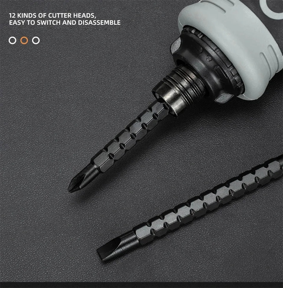 Telescopic Magnetic 13 In 1 Mini Ratchet Precision Screwdriver