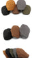 Vintage Suede-Look Flat Cap for Autumn & Winter