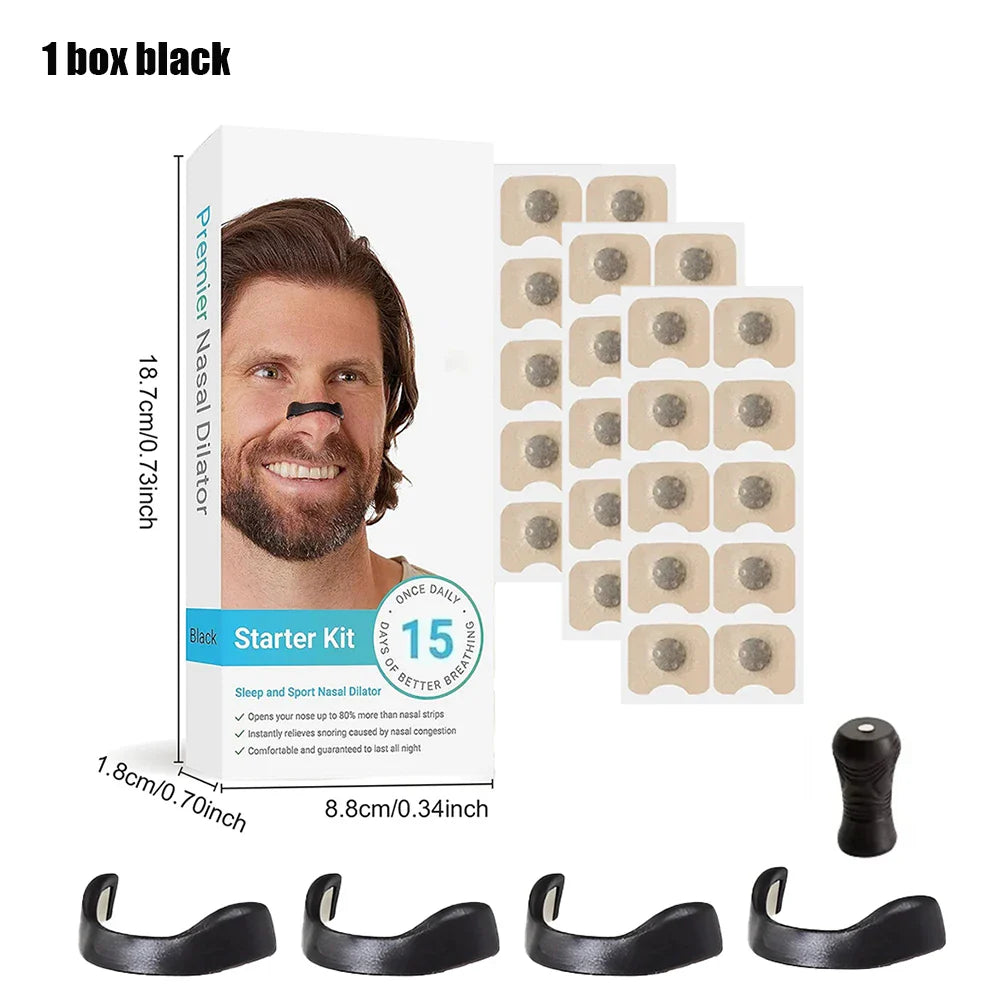 Smart Magnetic Nasal Breathing Dilators for Snoring Relief and Airflow Support