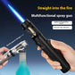 Heavy-Duty Metal Multi-Use Jet Torch Lighter Adjustable Flame, Safety Lock, Windproof