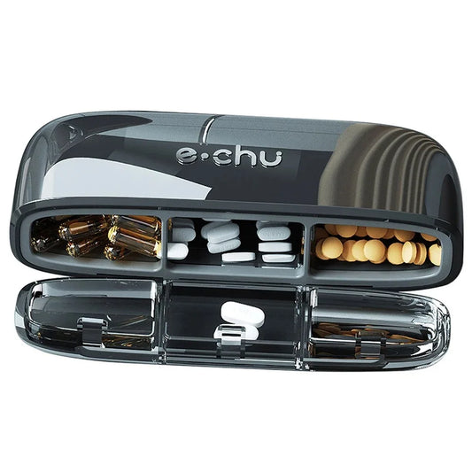 Japanese Large Capacity, Moisture-Proof Daily 3-Slot Premium Pill Organizer