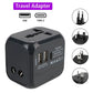 All-in-One Universal Travel Adapter Wall Charger with USB & USB-C