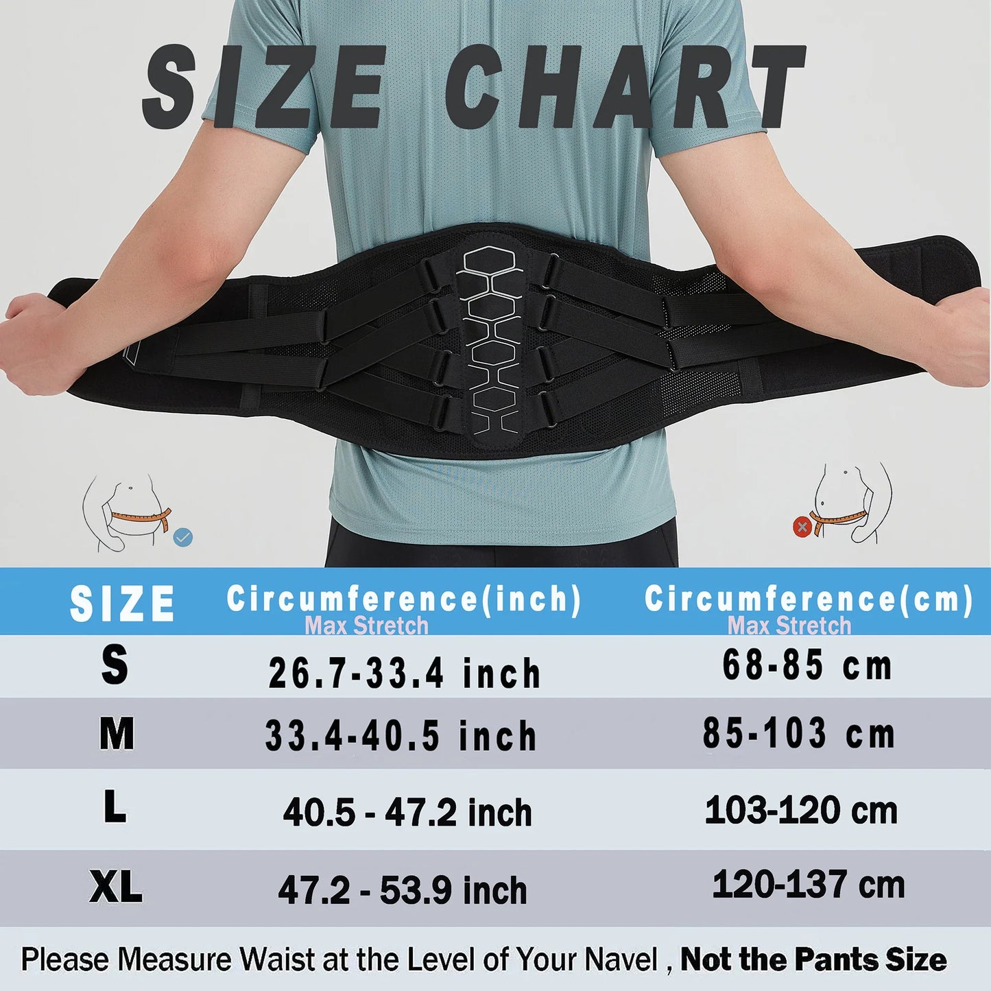 Spine Decompression Orthopedic &  Ergonomic Pain Relief Lumbar Support Belt