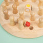 Wooden Memory & Focus Brain Boosting Peg Puzzle Game for Seniors