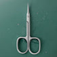 Professional Medical-Grade Stainless Steel Thin Blade Cuticle Scissors