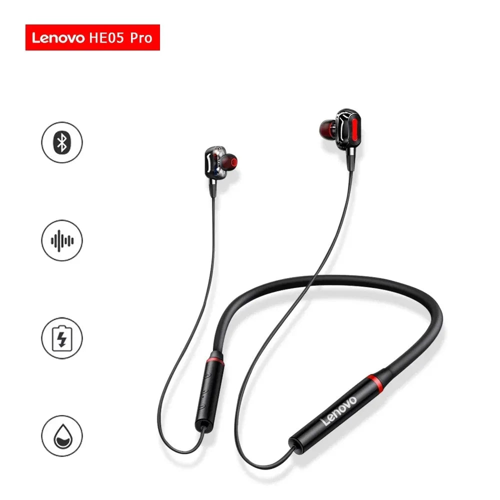 Lenovo TWS Pro Sports Noise Canceling Waterproof Bluetooth Headphones