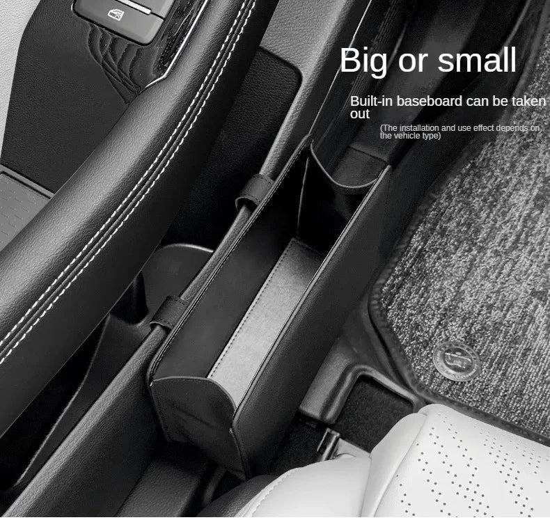 Multi-Use Foldable Car Organizer / Trash Container with Easy Clip-On Design