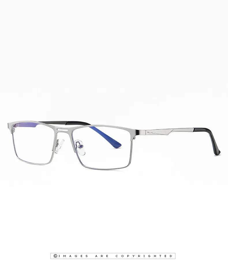 Metal Frame Blue Light Blocking Reading Glasses