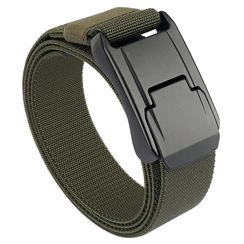 Quick Release Buckle Elastic Stretch Belt