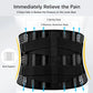 Orthopedic Advanced Lumbar Support Brace with 3D Cushion Pad for Focused Relief