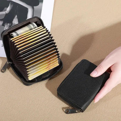 Multi Slot Korean Style 20 Cards Compact Wallet for Men
