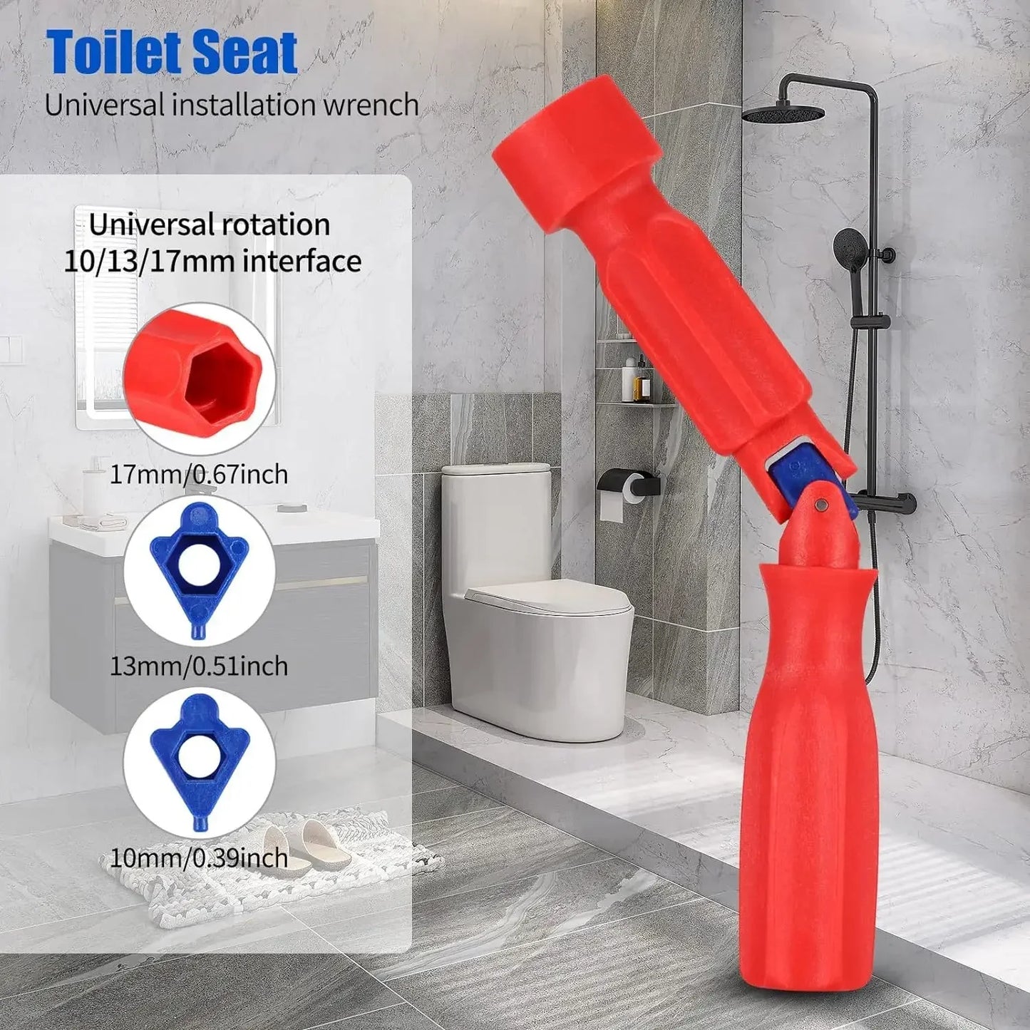 Professional Universal Toilet Seat Installation Wrench