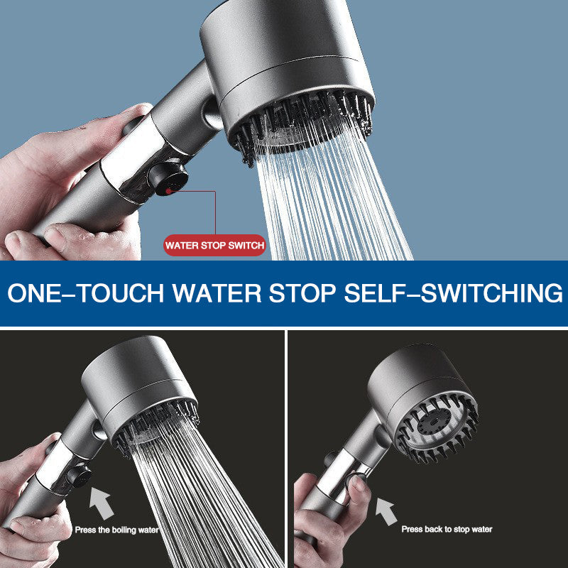 High Pressure 3 Modes One-Button Shower Head