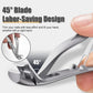 Professional Wide Jaw 45° Angled Head–Labor-Saving Anti-Splash Thick Nail Cutter