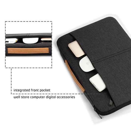 ComfortCarry 2-in-1  Thick Padding Lightweight Laptop Sleeve & Handheld Case