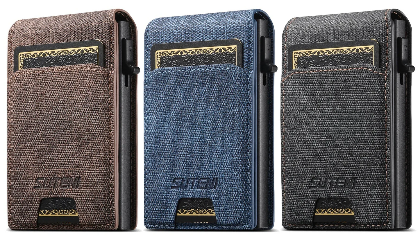 QuickCard – Pop-Up Card Magnetic Closure Durable & Slim Lightweight Wallet