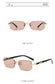 Modern Slim Rimless Impact-Resistant UV400 Lightweight Sunglasses