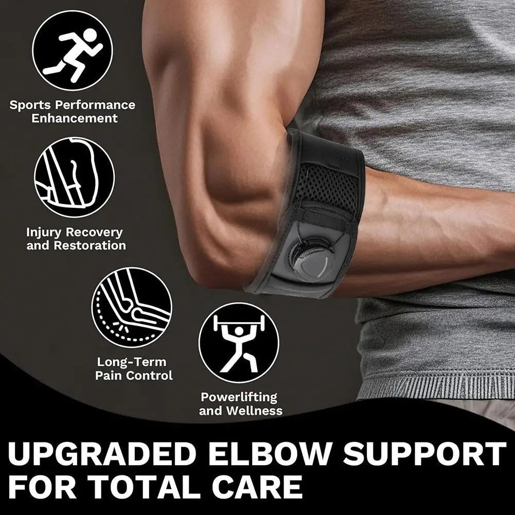 BOA-Style Closure One-Hand Adjustment Even Compression Elbow Brace