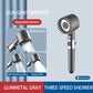 High Pressure 3 Modes One-Button Shower Head