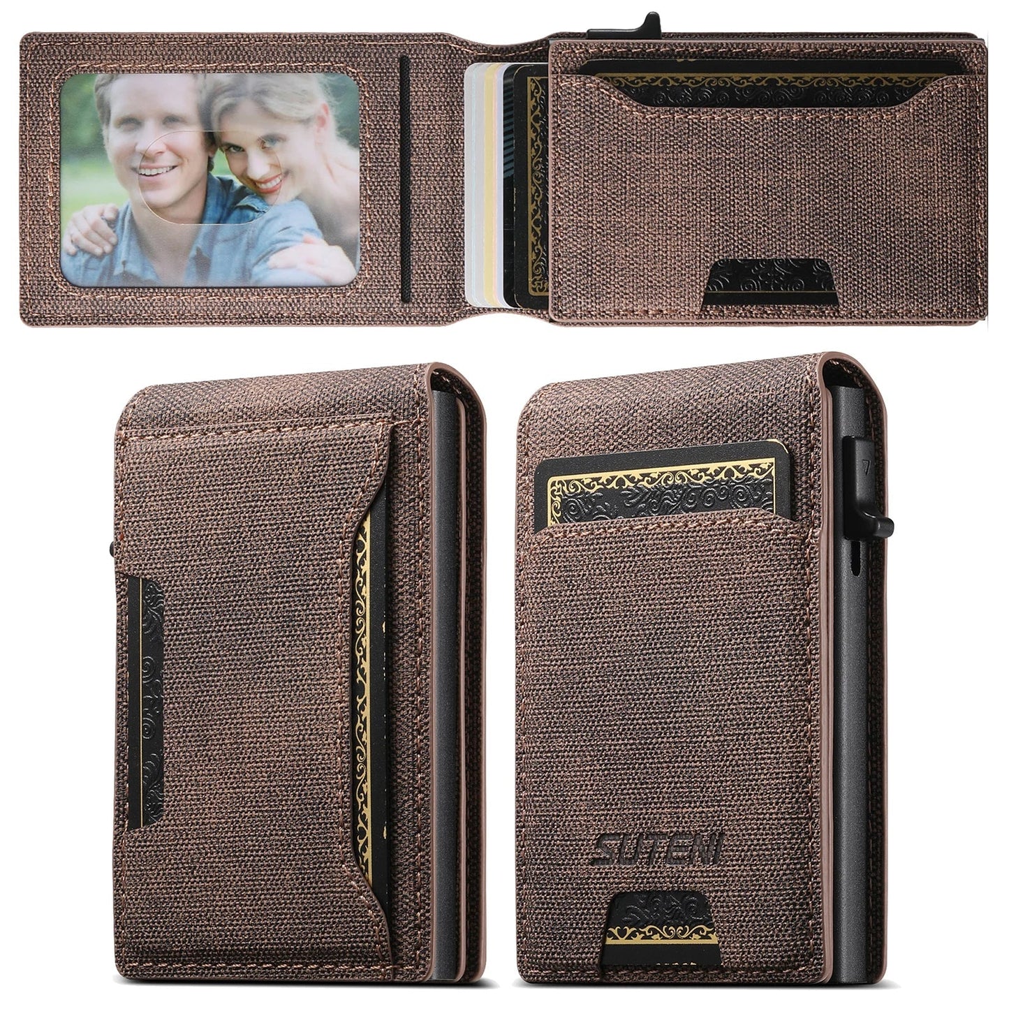 QuickCard – Pop-Up Card Magnetic Closure Durable & Slim Lightweight Wallet