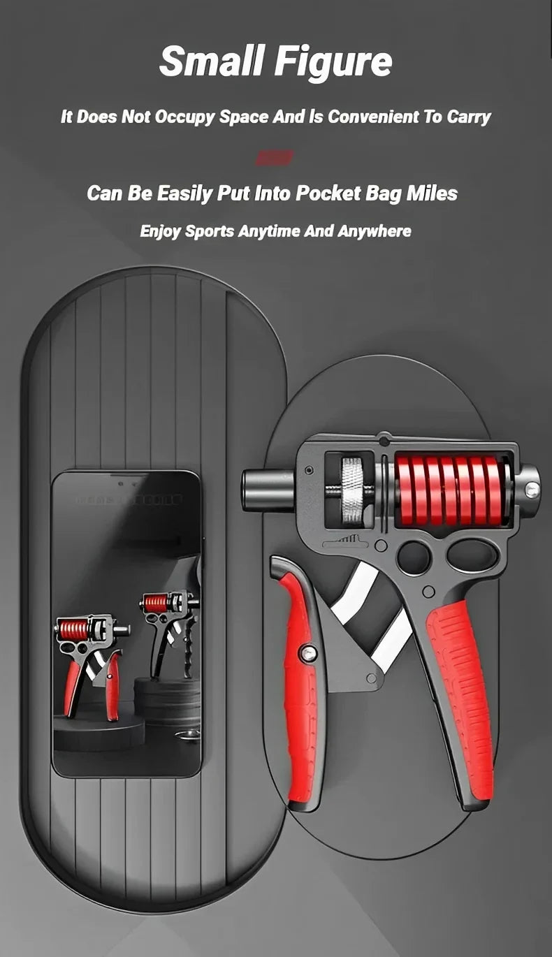 Rehabilitation & Recovery Adjustable Resistance Ergonomic Hand Gripper