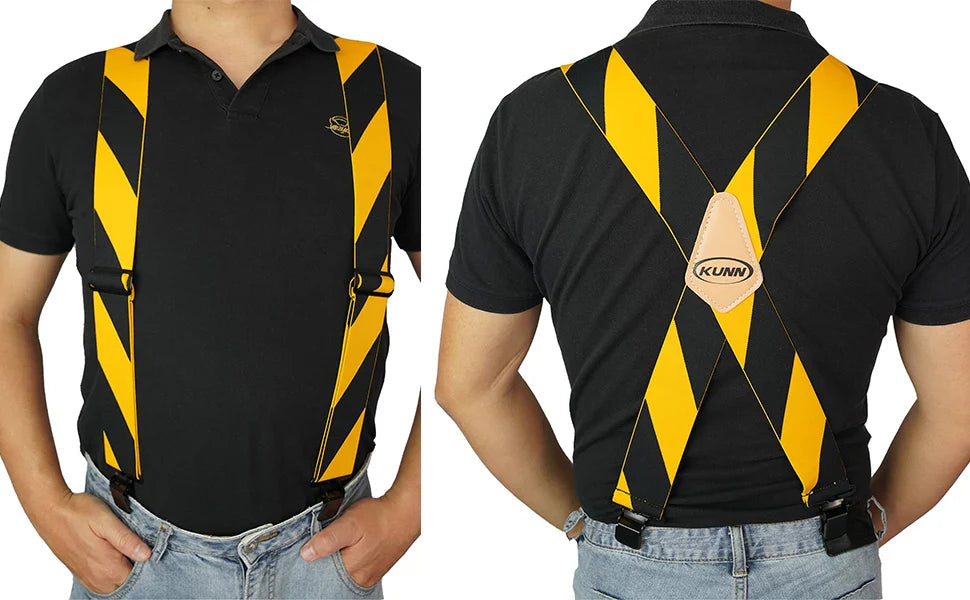 Heavy Duty 2-inch Wide Adjustable Elastic Ultimate-Durability Suspenders
