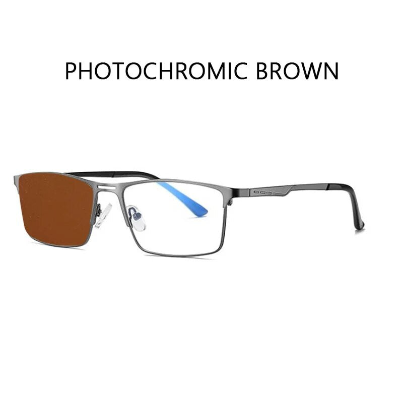 Metal Frame Blue Light Blocking Reading Glasses