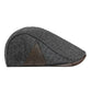 Spring & Autumn Adjustable Retro Flat Cap with Side Triangle Accent