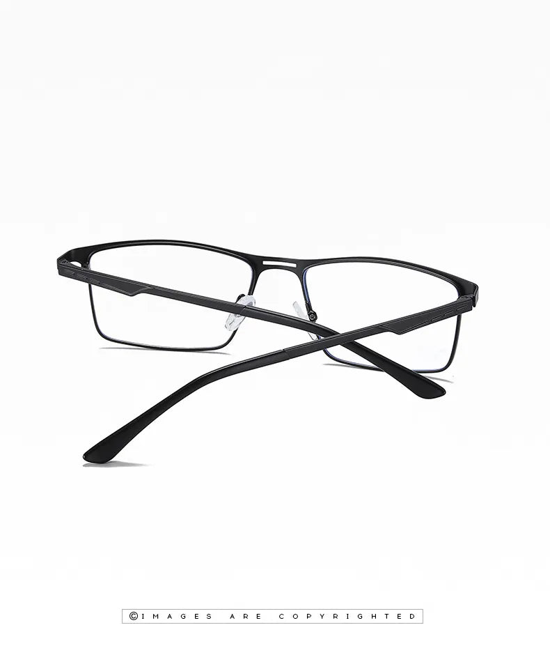 Metal Frame Blue Light Blocking Reading Glasses