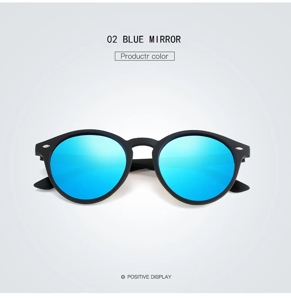 RetroRound Designer Polarized Driving Sunglasses UV400