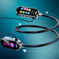 HiFi Sound Color Screen Neckband Magnetic Earphones with Noise Reduction & HD Calls