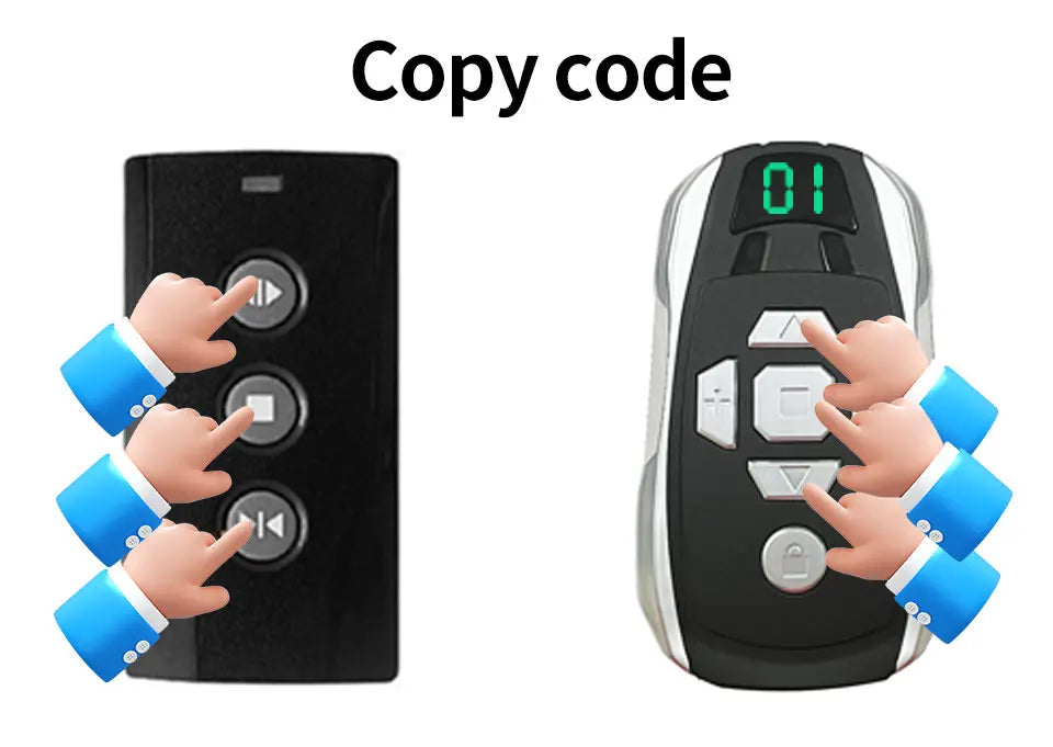 GateMaster 20-Channel Rechargeable 300–915MHz Frequency Smart Remote Duplicator