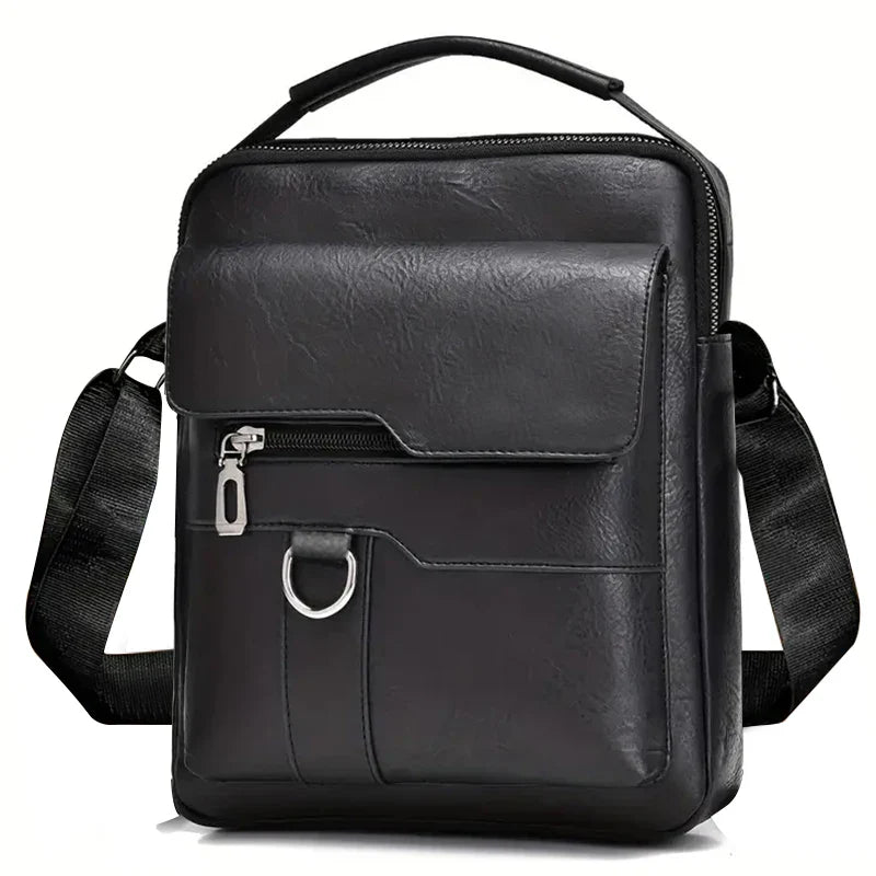 Vintage Textured Messenger Bag – Lightweight Compact & Practical