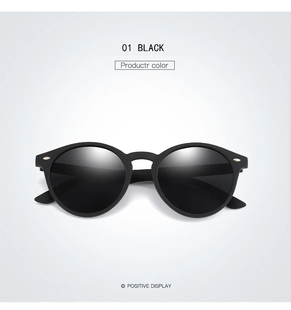 RetroRound Designer Polarized Driving Sunglasses UV400
