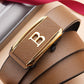 EasyLock No-Hole Toothless Automatic Buckle Business to Casual Flexible Fit Belt