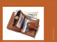 Genuine Leather Vintage RFID Blocking  Men Wallet With Chain