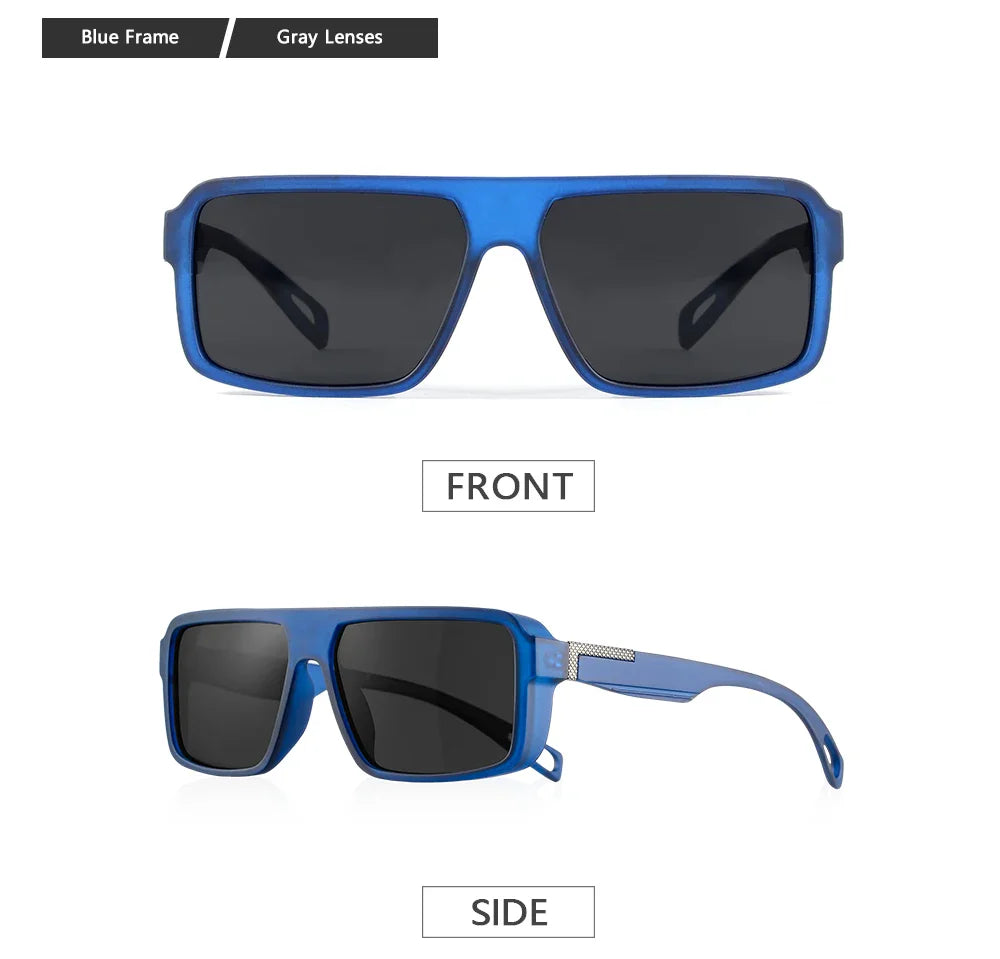 Classic Square Polarized UV400 Protected Anti-reflective Driving Sunglasses