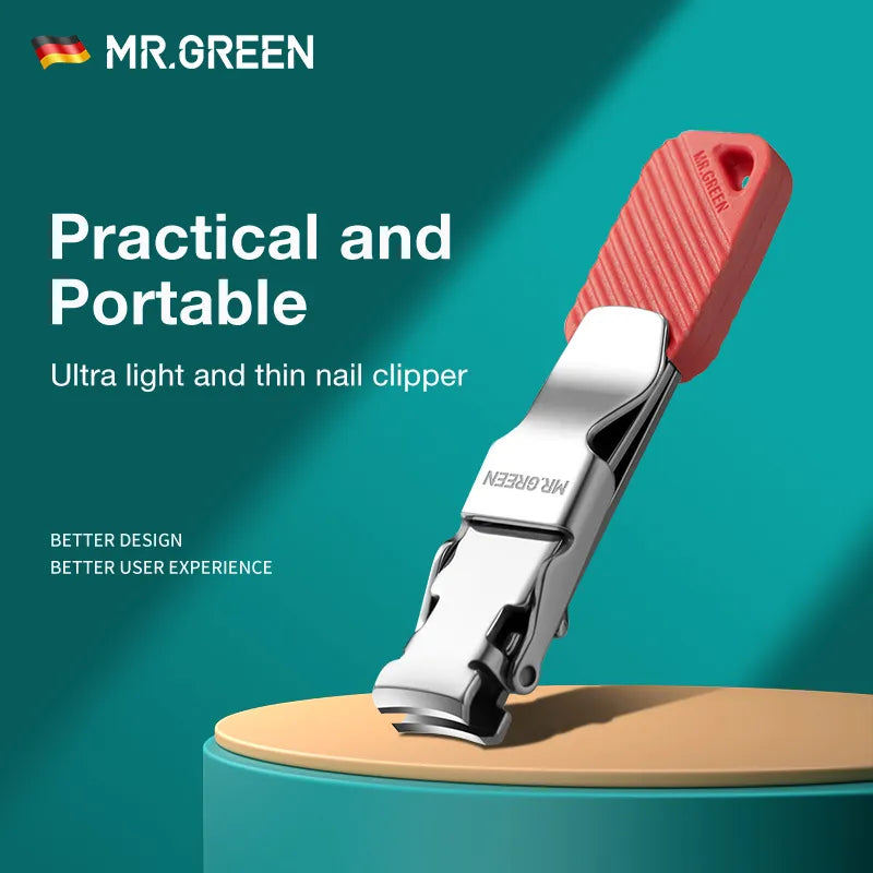 MR.GREEN Compact Foldable Key Chain Medical-Grade Nail Clippers