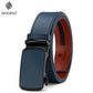 Holes-Free One-Handed Operation Micro-Adjustable Genuine Leather Belt