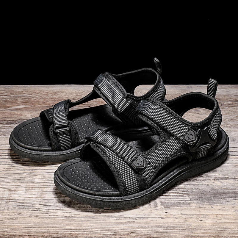 Extraordinary Comfort Lightweight & Flexible Non-Slip Waterproof Hoop & Loop Sandals