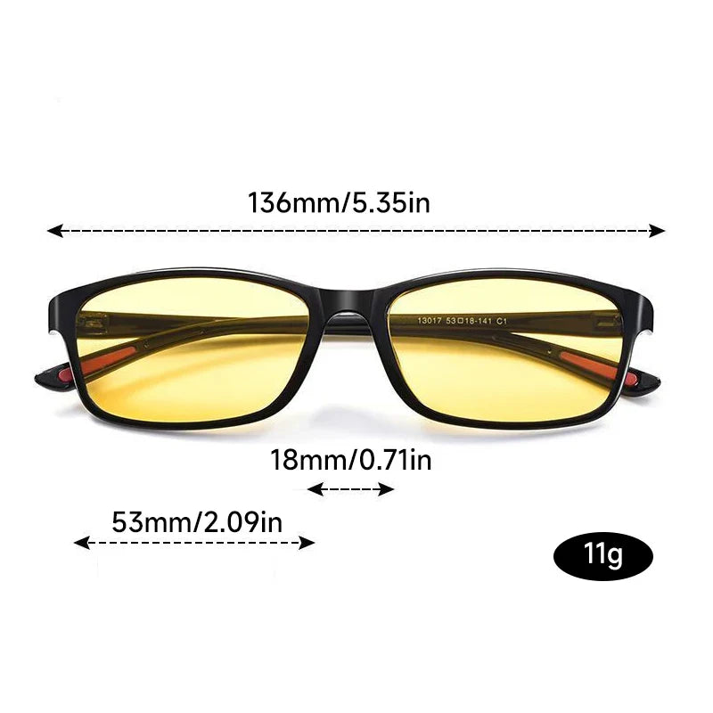 Ultra-Light Photochromic Day and Night Driving Sunglasses