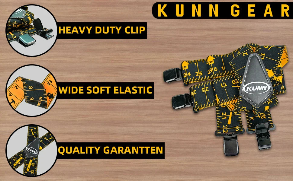 Heavy Duty 2-inch Wide Adjustable Elastic Ultimate-Durability Suspenders