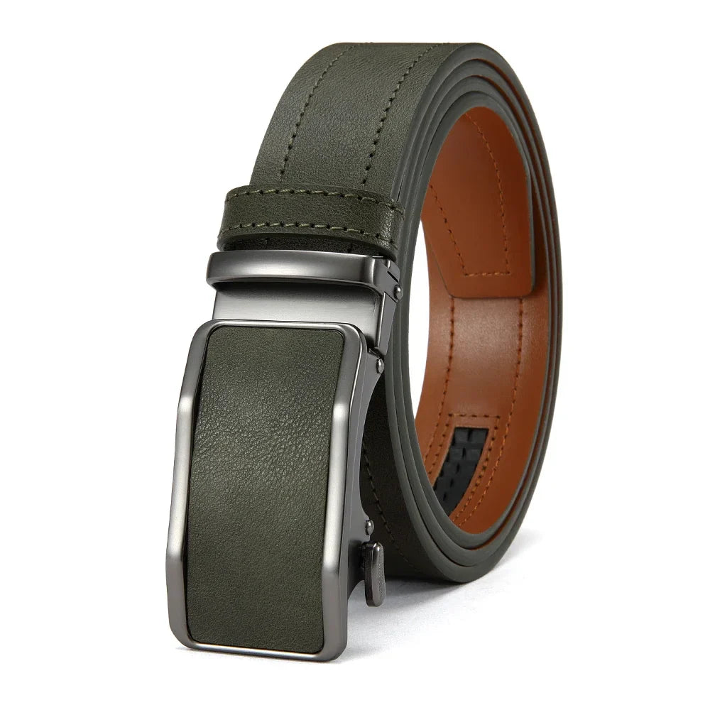 One-Handed Operation Automatic Buckle Holes-Free Micro-Adjustable Belt