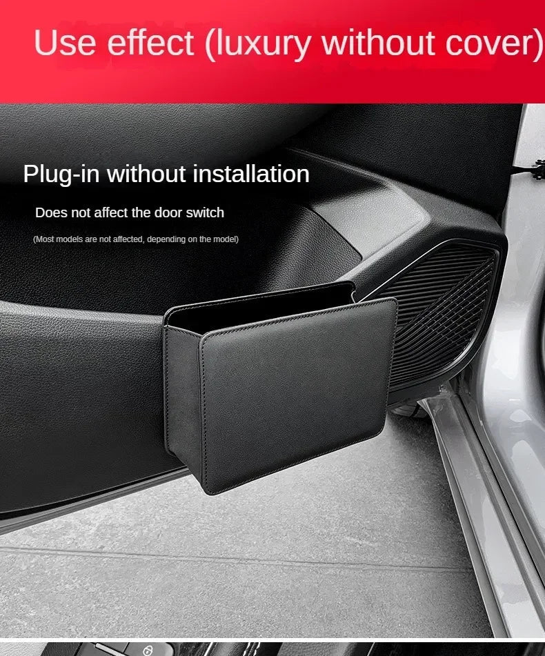Multi-Use Foldable Car Organizer / Trash Container with Easy Clip-On Design