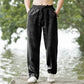 BreezeFlow Cotton Linen Relaxed Loose Fit Breathable Pants for Men