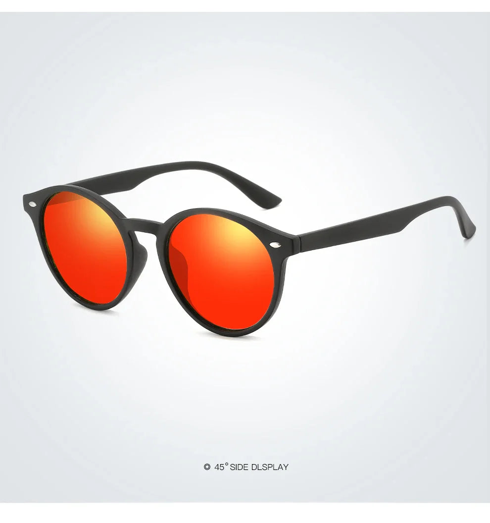 RetroRound Designer Polarized Driving Sunglasses UV400